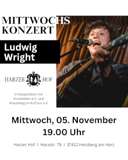 Ludwig Wright *live* im Harzer Hof Scharzfeld